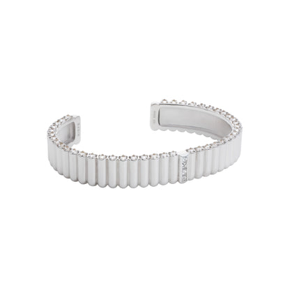 Pile Bangle_SV925 × White Dia 2.51ct
