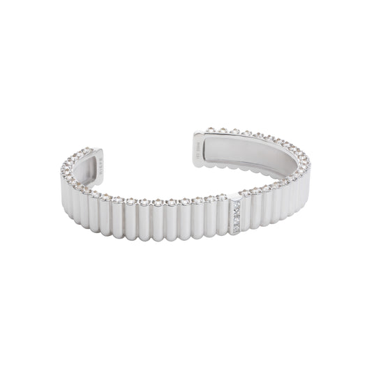Pile Bangle_SV925 × White Dia 2.51ct