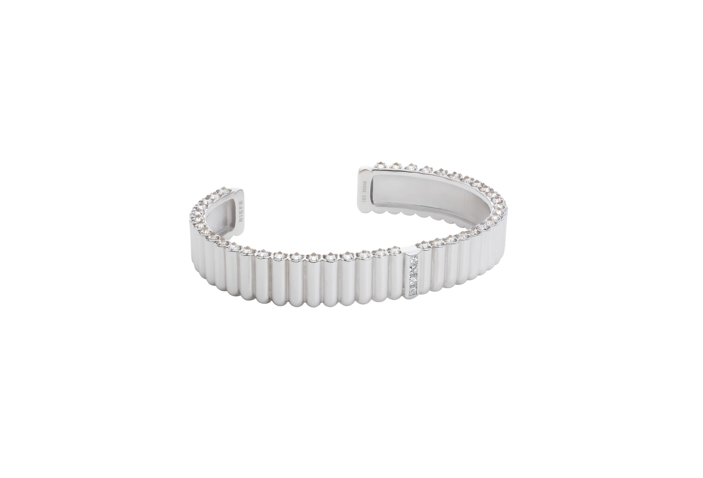 Pile Bangle_SV925 × White Dia 2.51ct