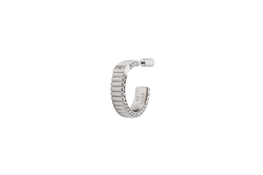 Pile Earring_WG × White Dia 0.51ct