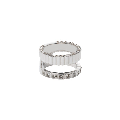 Pile Ring_WG × White Dia 0.48ct