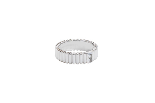 Pile Ring_WG × White Dia 0.36ct