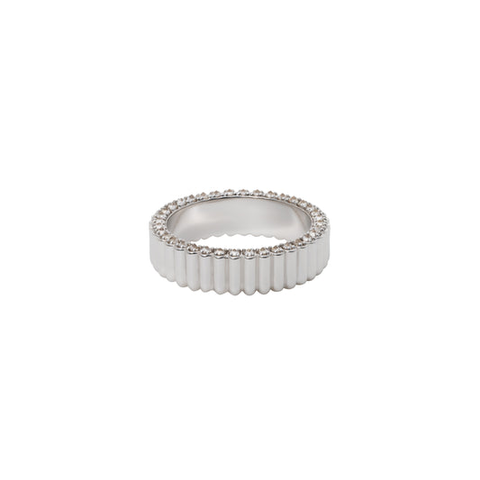 Pile Ring_WG × White Dia 0.28ct