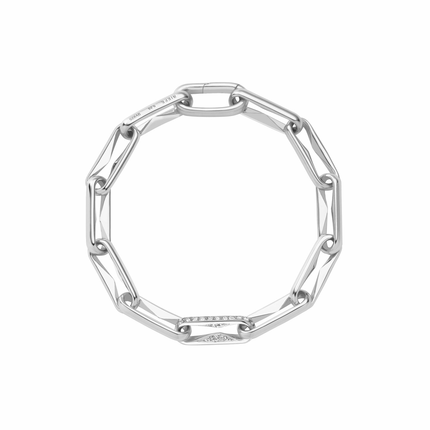 Thorn Bracelet_SV925 × White Dia(optional)