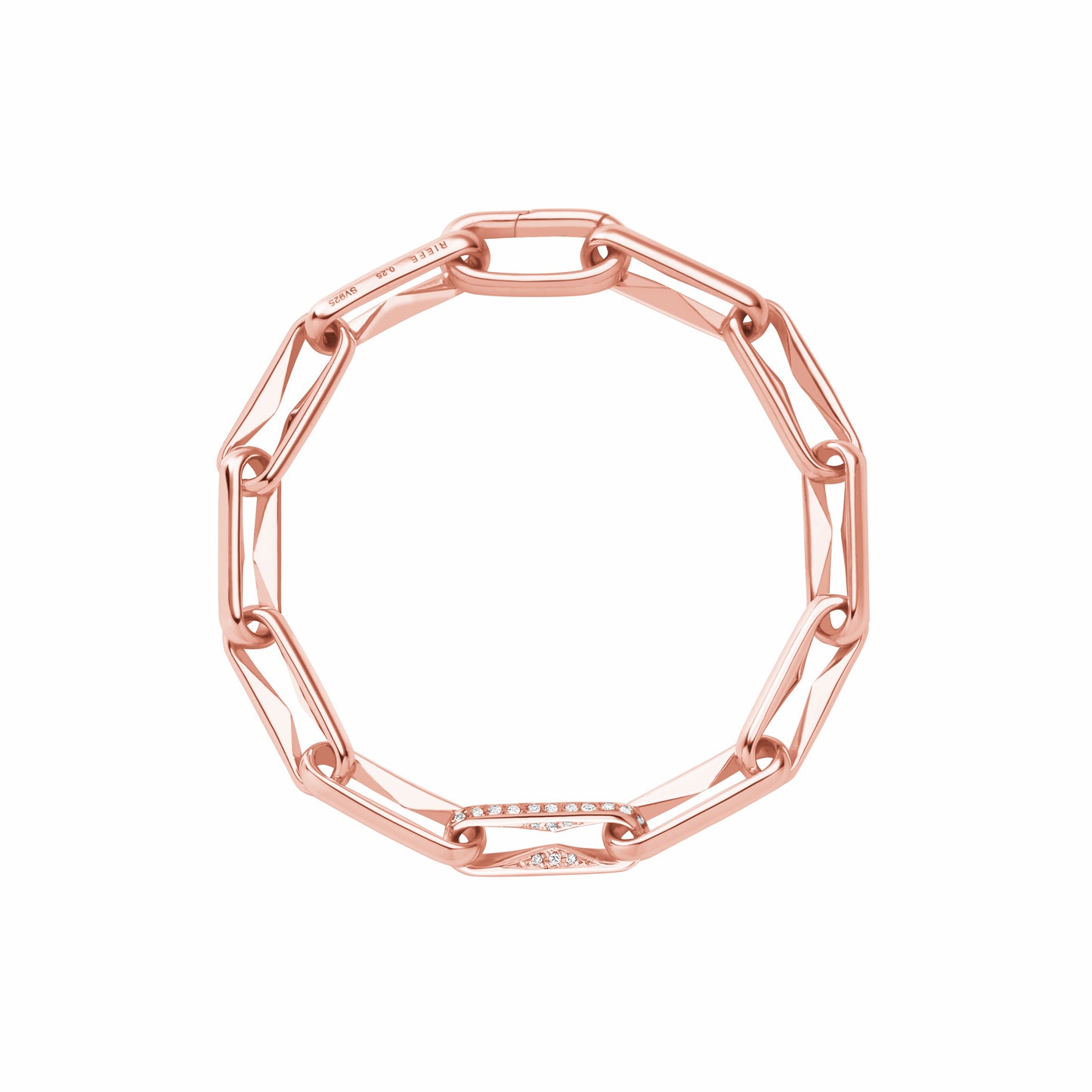 Thorn Bracelet_SV925 × White Dia(optional)