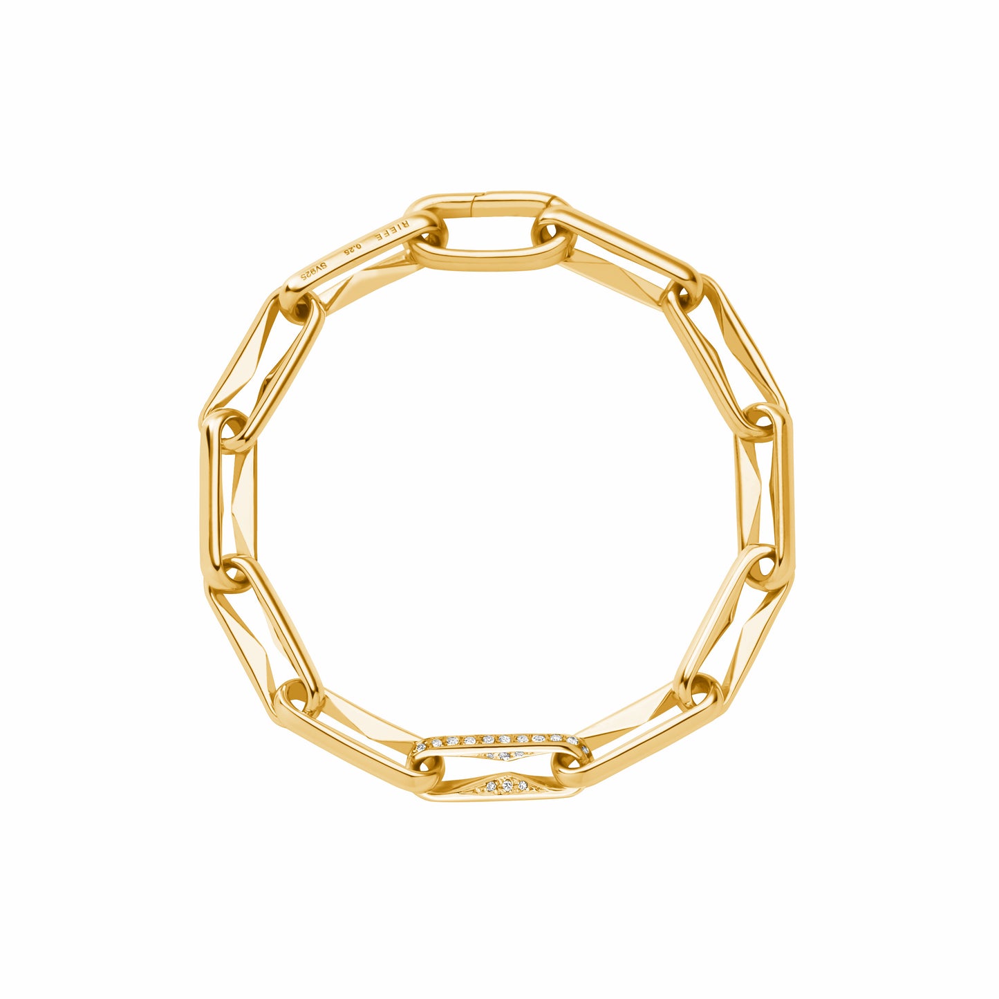 Thorn Bracelet_SV925 × White Dia(optional)