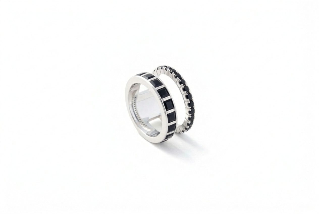 Alignment Ring_WG × Black Onyx