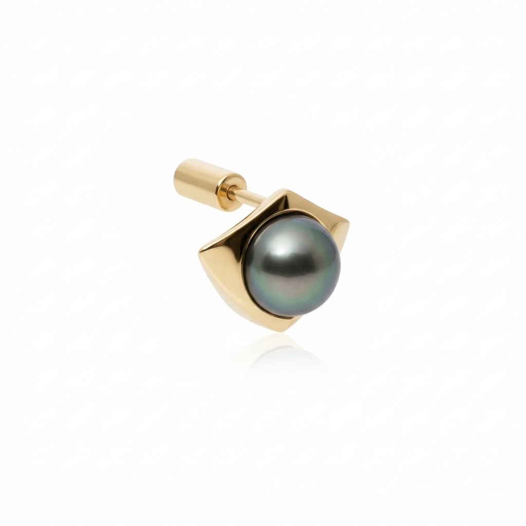 Core Earring_YG × Tahitian Pearl