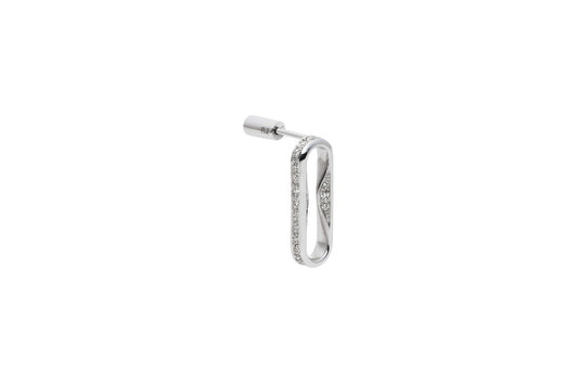 Thorn Earring_SV925 × White Dia 0.25ct