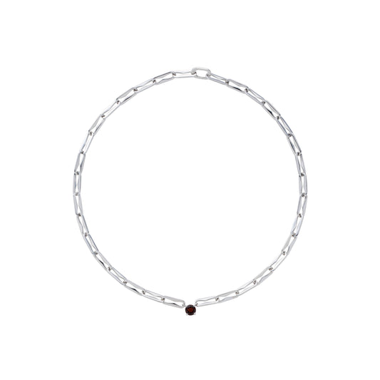 Birth of Thorn Necklace_WG × Garnet