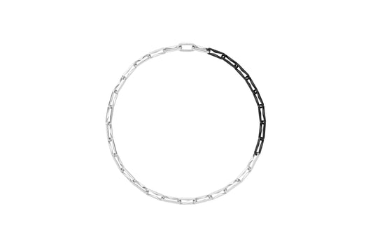 Bicolor Thorn Necklace_SV925