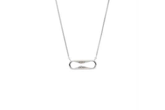 Thorn Pendant_SV925 × White Dia 0.20ct