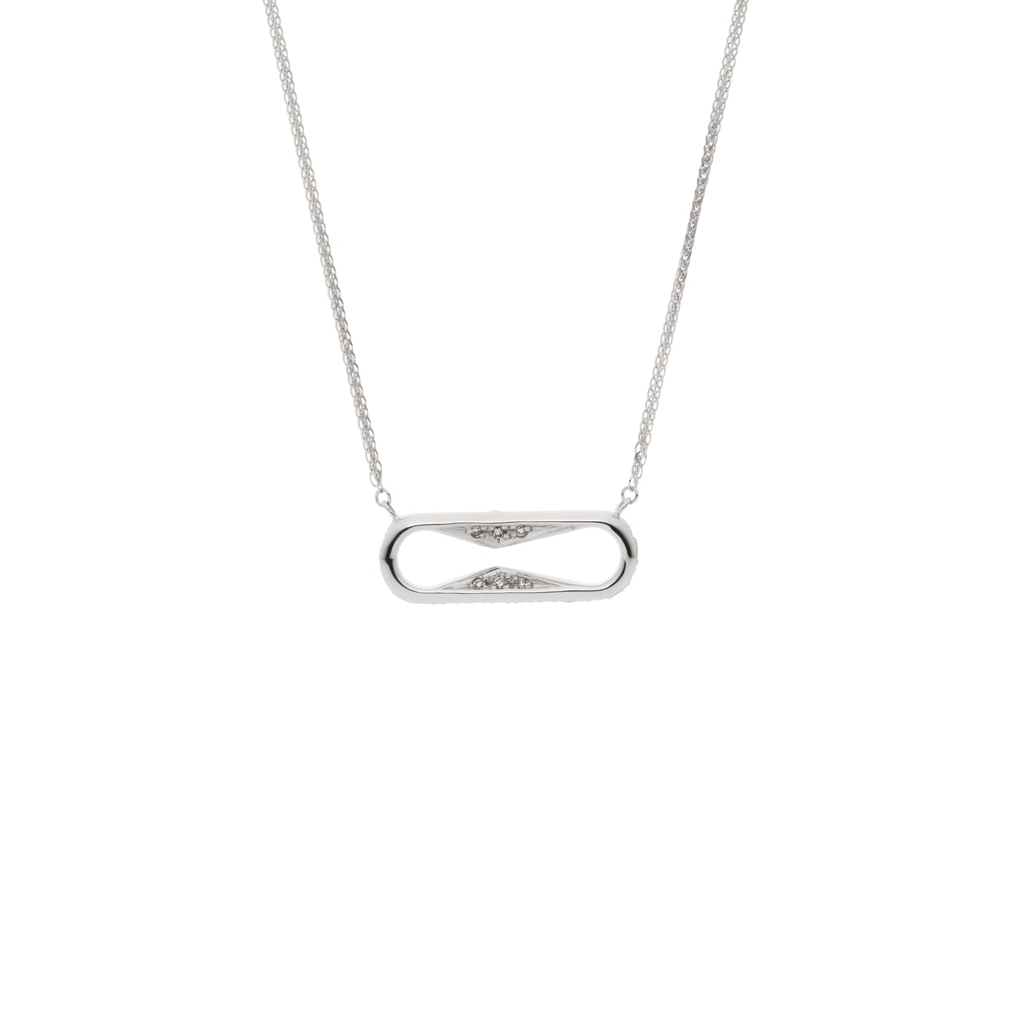 Thorn Pendant_SV925 × White Dia 0.20ct