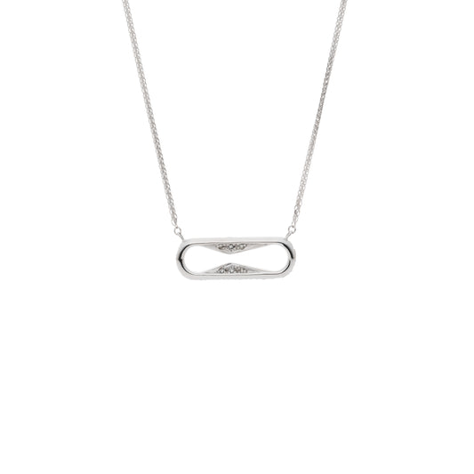 Thorn Pendant_SV925 × White Dia 0.20ct