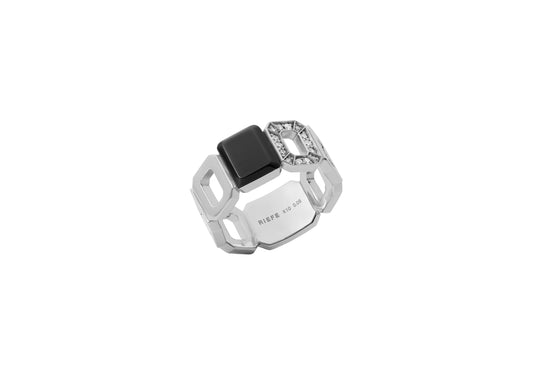 Incomplete Ring_SV925 × White Dia 0.10ct