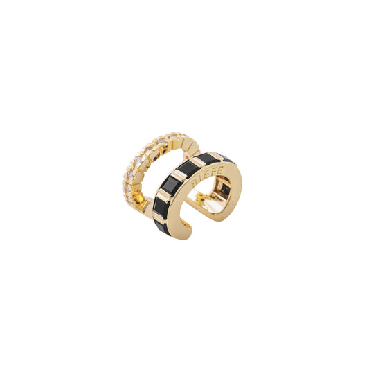 Alignment Ear Cuff_YG × Black Onyx