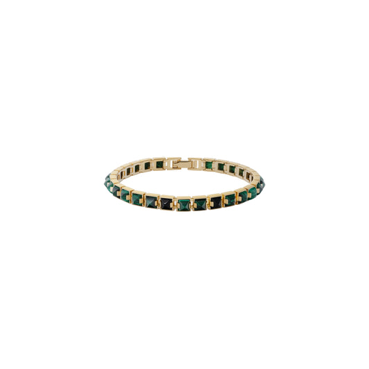 Arc Bracelet_SV925 × Malachite × Black Onyx