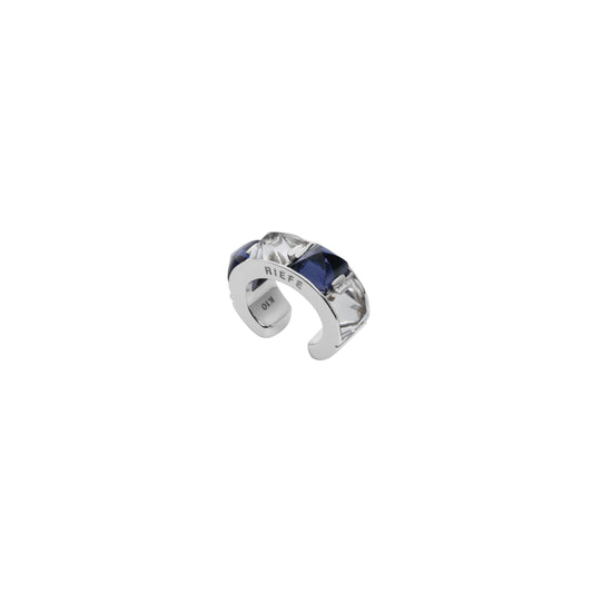 Arc Ear Cuff_WG × Iolite × Crystal