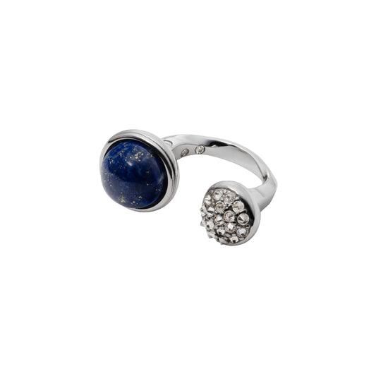 Celeste Ring_SV925 × Lapis Lazuli × White Dia 0.82ct