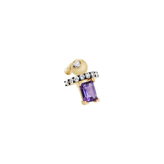 Equal Earring_YG × Amethyst