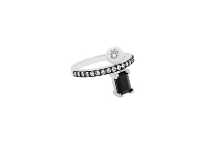 Equal Ring_WG × Black Onyx