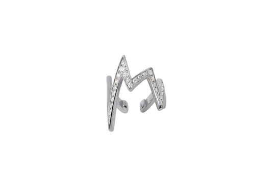 Noise Ear Cuff_WG × White Dia 0.40ct