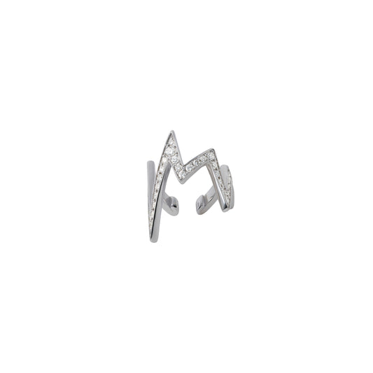 Noise Ear Cuff_WG × White Dia 0.40ct