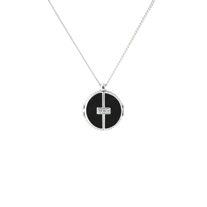 Axis Pendant_WG × Black Onyx