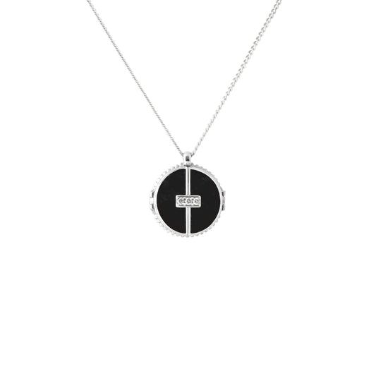 Axis Pendant_WG × Black Onyx