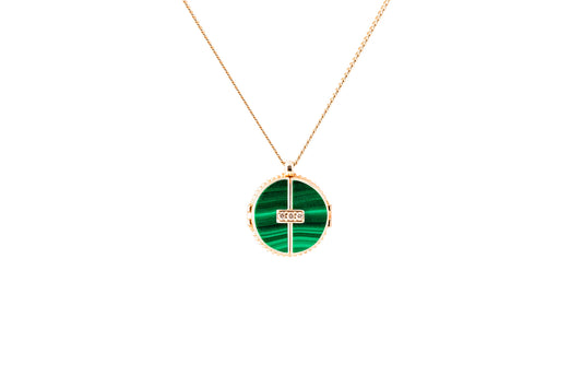 Axis Pendant_PG × Malachite