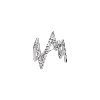 Noise Ring_WG × White Dia 0.85ct