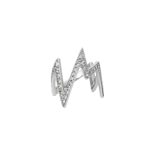 Noise Ring_WG × White Dia 0.85ct
