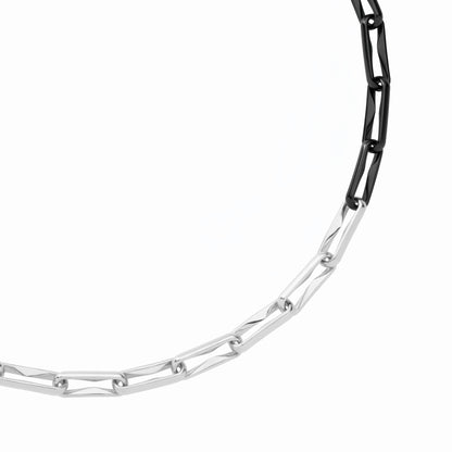 Bicolor Thorn Necklace_SV925