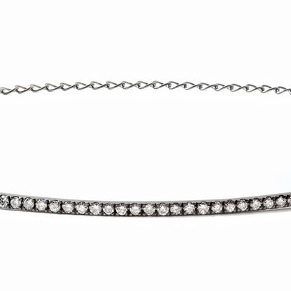 Straight Choker_BLK × White Dia 1.60ct