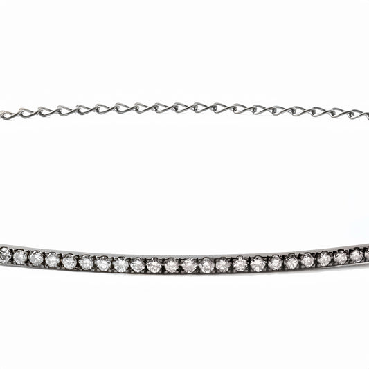 Straight Choker_BLK × White Dia 1.60ct