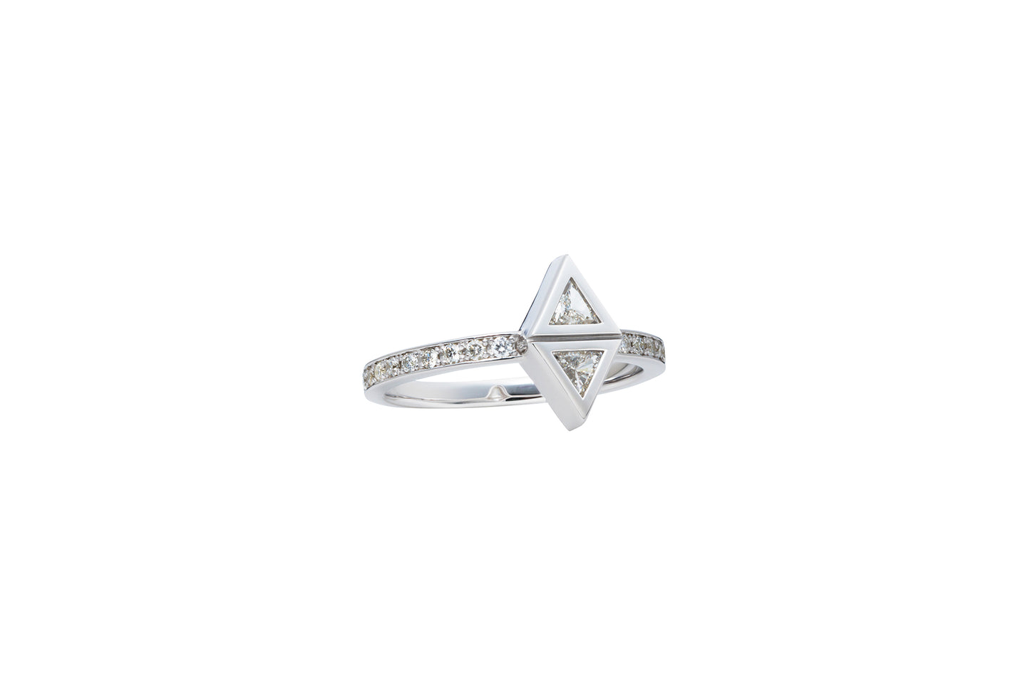 Attack Ring_WG × White Dia 0.35ct