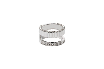 Pile Ring_WG × White Dia 0.48ct