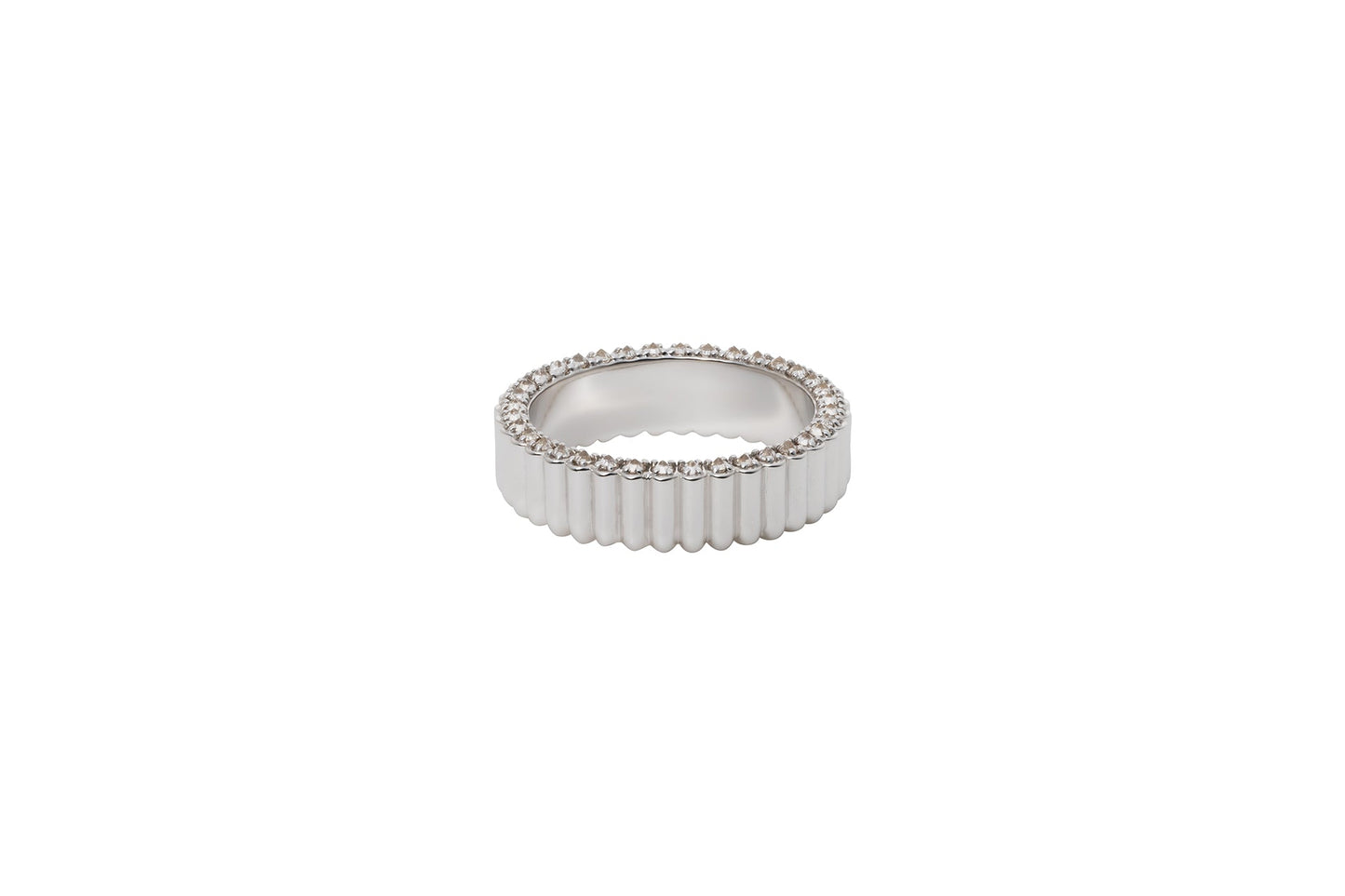 Pile Ring_WG × White Dia 0.28ct