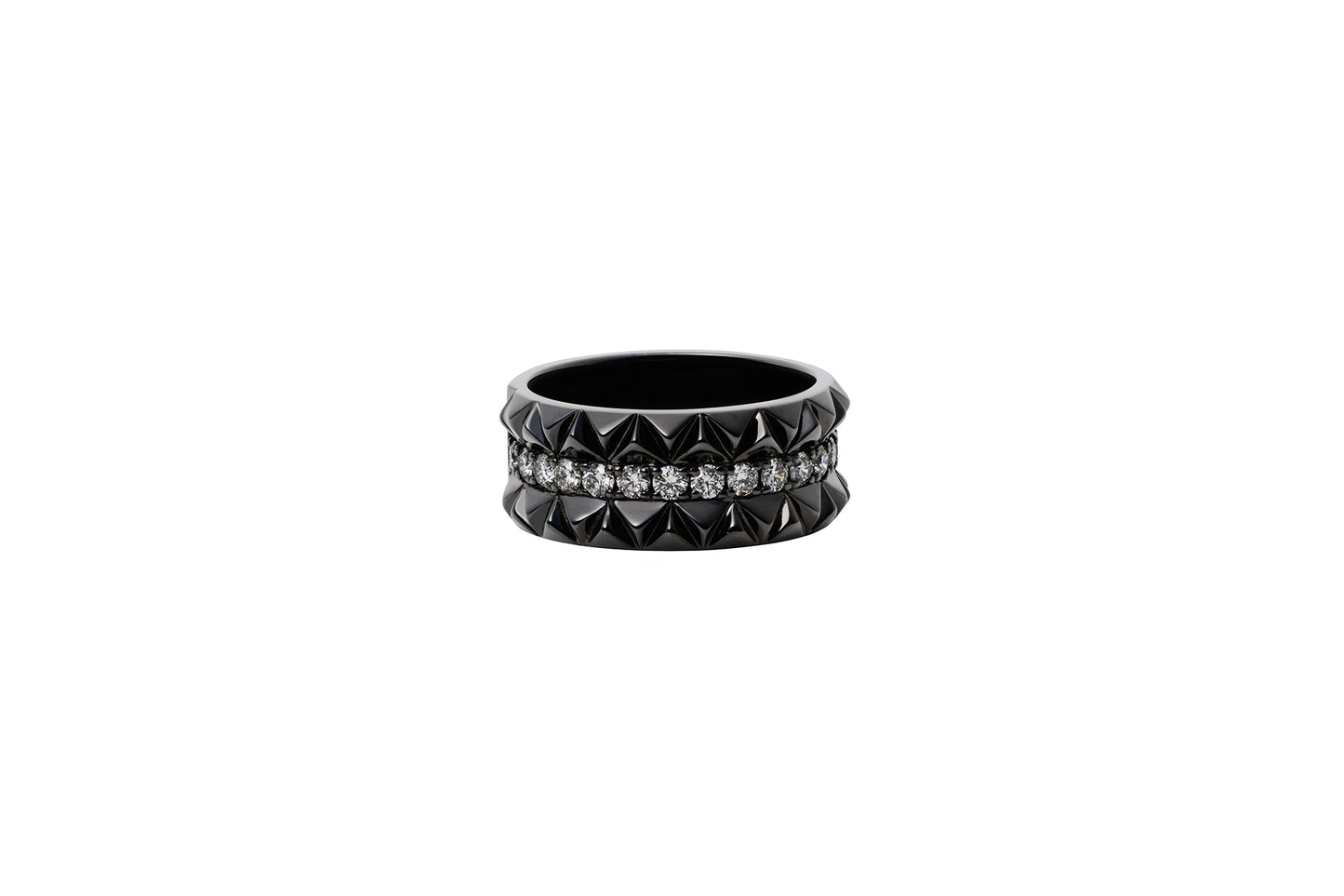 Rugged Combo Ring_SV925 × White Dia 0.50ct