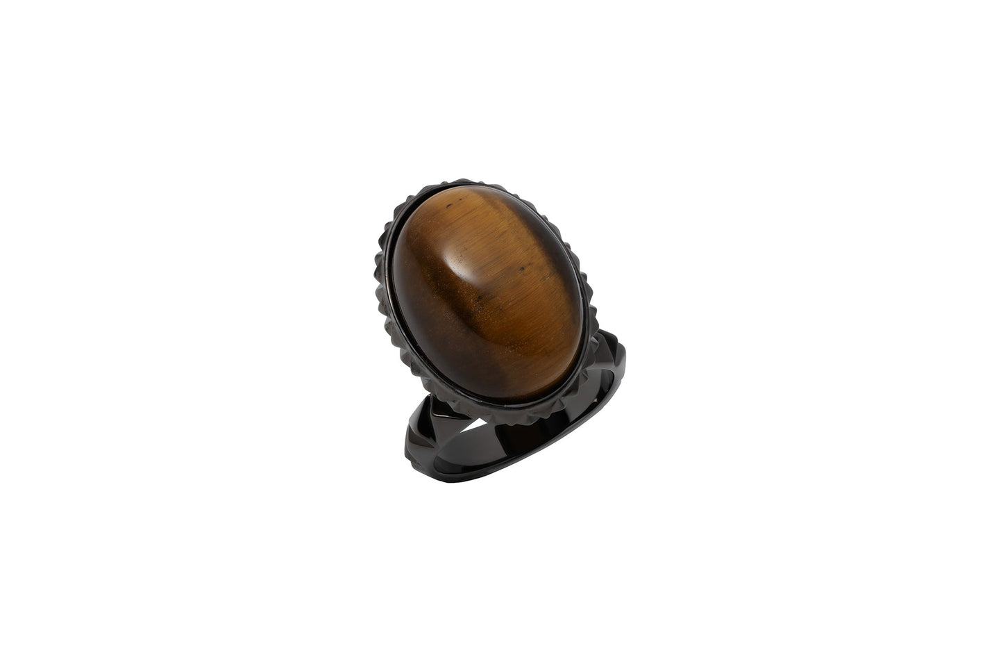 Rugged Tablet Ring_SV925 × Tiger Eye