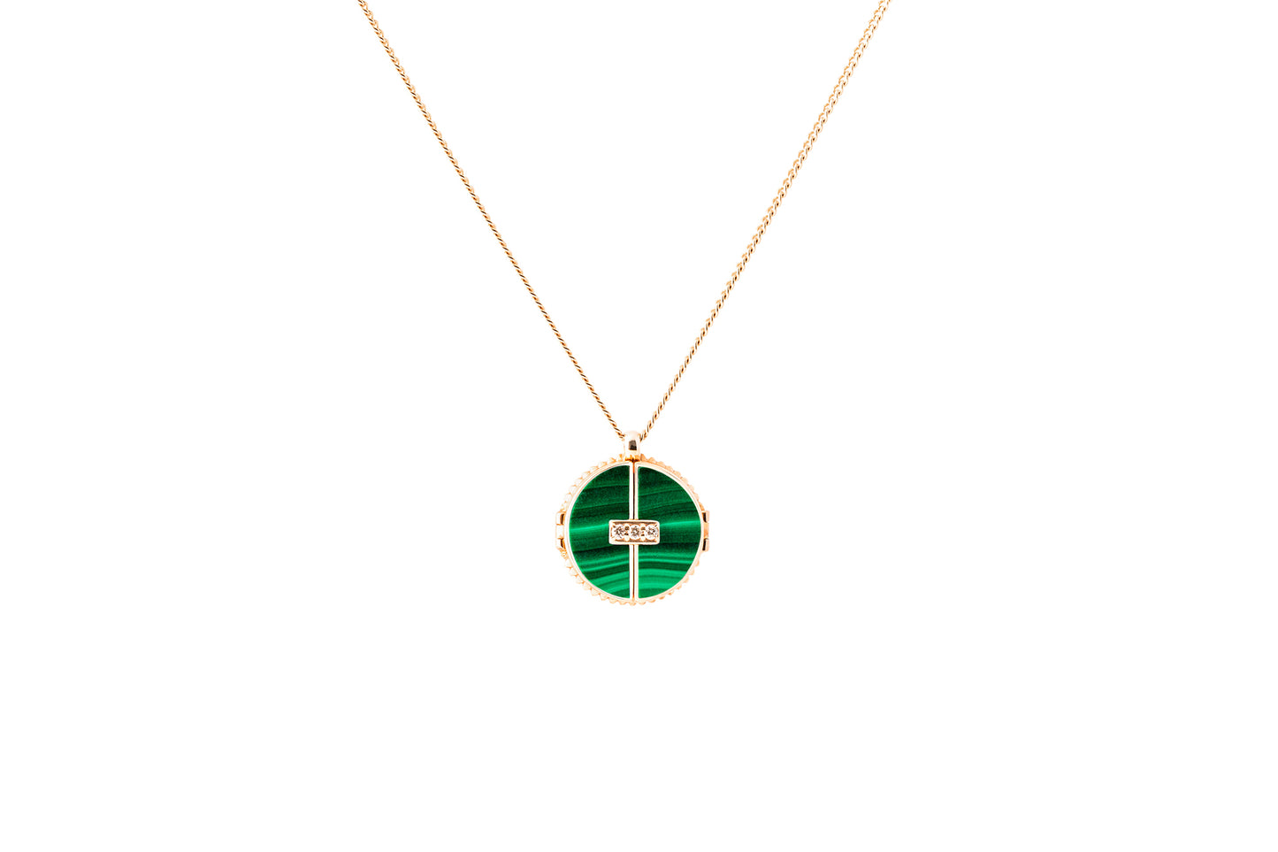 Axis Pendant_PG × Malachite